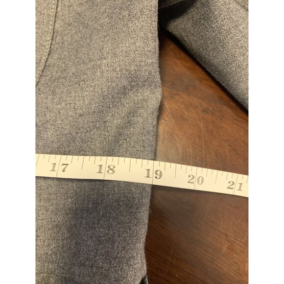 Caslon 16 Wool Cropped Business Casual Winter Blazer Charcoal Gray - Picture 7 of 10